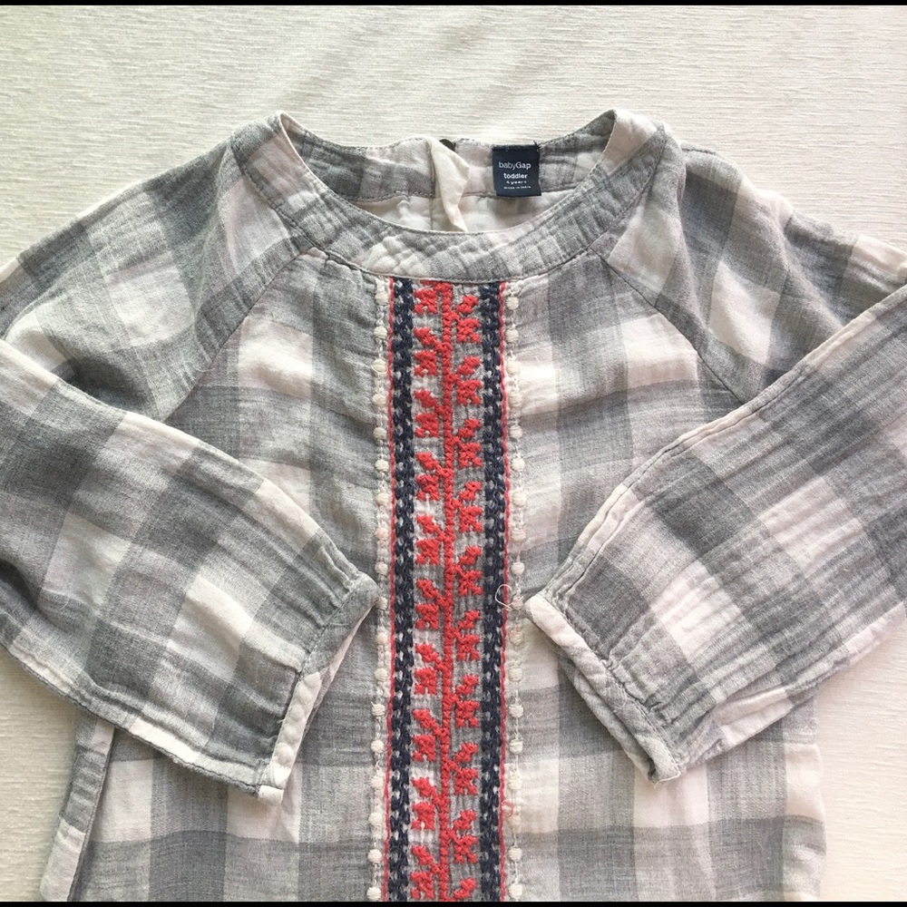 BABY GAP gingham dress